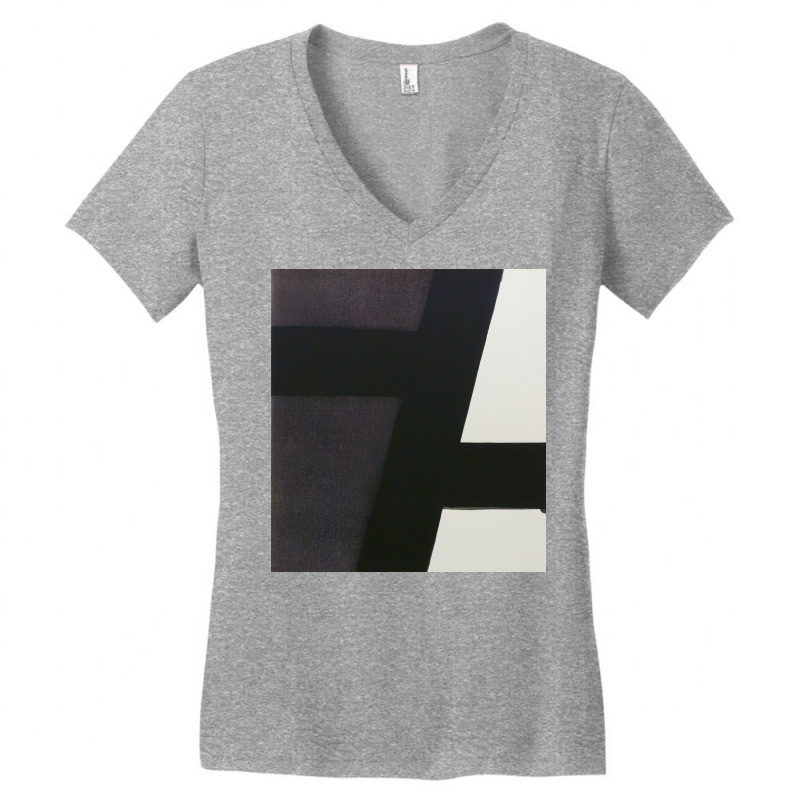 Pierre Soulages Serigraphie Women's V-Neck T-Shirt by traftonmazie | Artistshot