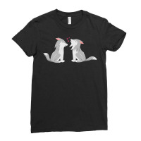 Soulmate Wolf Lover Couple Tank Top Ladies Fitted T-shirt | Artistshot