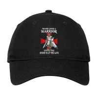 Knight Templar Christian Warrior Men Until The Enemy At Gate T Shirt Adjustable Cap | Artistshot