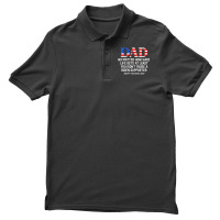 Dad Father's Day At Least You Didn't Raise A Biden Supporter Long Slee Men's Polo Shirt | Artistshot