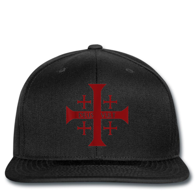 Crusader Christianity Deus Vult God Will Printed Hat | Artistshot