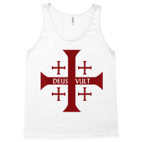 Crusader Christianity Deus Vult God Will Tank Top | Artistshot