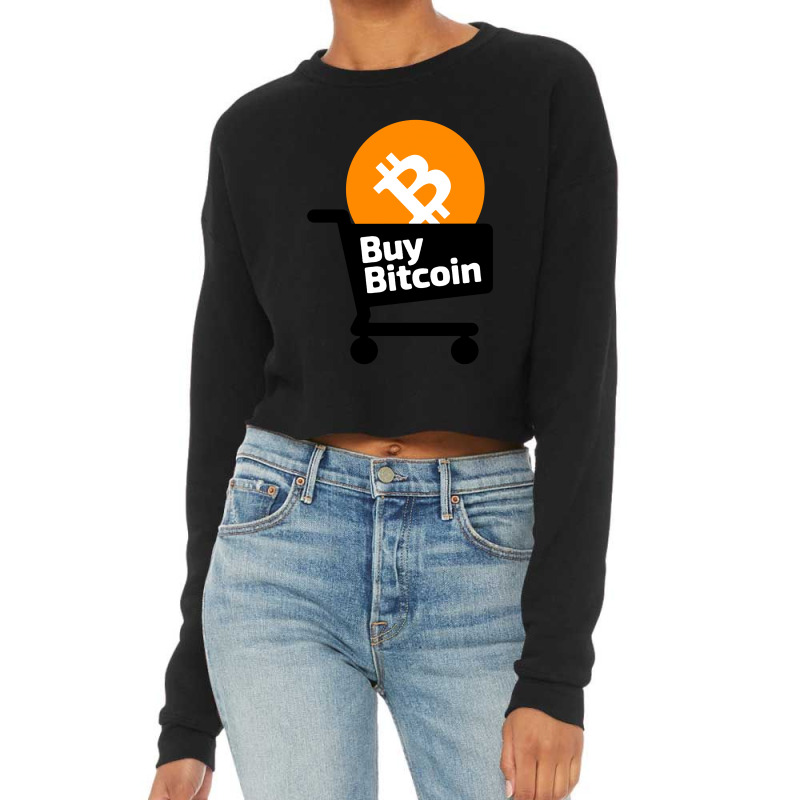 Bitcoin Funny Cropped Sweater by shannen doherty | Artistshot