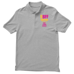 Blonde Best Friend Forever Left Arrow. Men's Polo Shirt | Artistshot