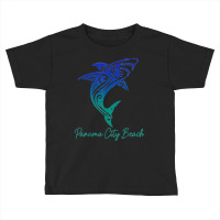 Panama City Beach Fl Shark Scuba Diving Surfer Florida Surf Toddler T-shirt | Artistshot