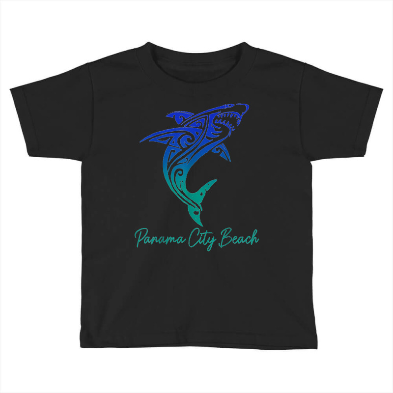 Panama City Beach Fl Shark Scuba Diving Surfer Florida Surf Toddler T-shirt by anneevans358 | Artistshot