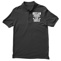I Lift Because Punching People Is Frowned Upon Men's Polo Shirt | Artistshot