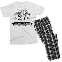 Aged 27 Years Men's T-shirt Pajama Set | Artistshot