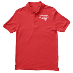 I HEAR VOICES AND THEY DON'T LIKE YOU Men's Polo Shirt | Artistshot