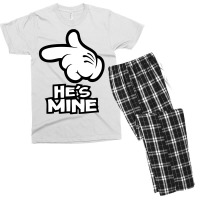 He Is Mine Men's T-shirt Pajama Set | Artistshot