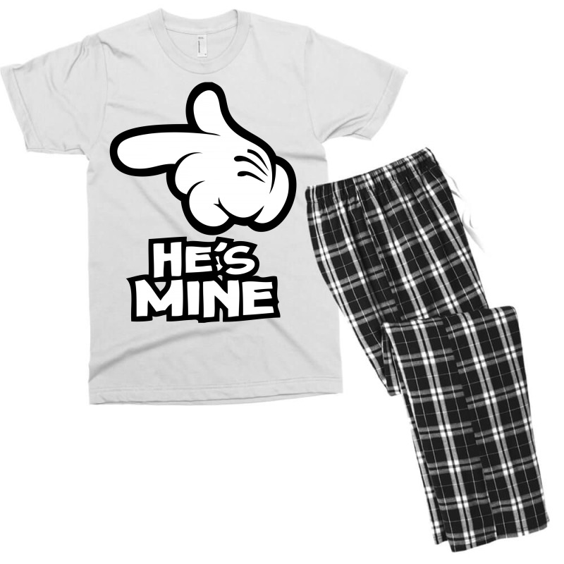 He Is Mine Men's T-shirt Pajama Set | Artistshot