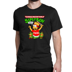 Vintage Bart Simpson Ninja Turtles Shirt - Vintagenclassic Tee