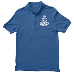 Keep Calm And Let Harold Handle It Men's Polo Shirt | Artistshot