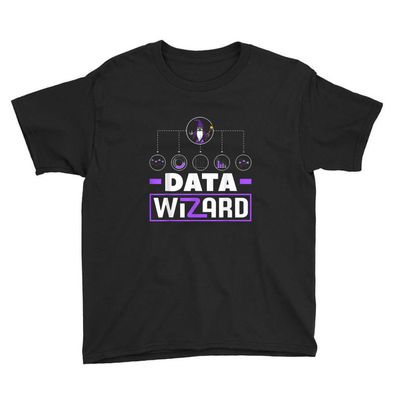 Data Analytics Data Wizard Engineering Business Intelligence Youth Tee by matiroso | Artistshot