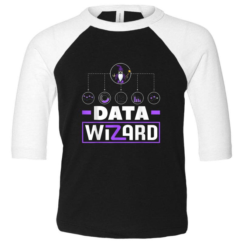 Data Analytics Data Wizard Engineering Business Intelligence Toddler 3/4 Sleeve Tee by matiroso | Artistshot