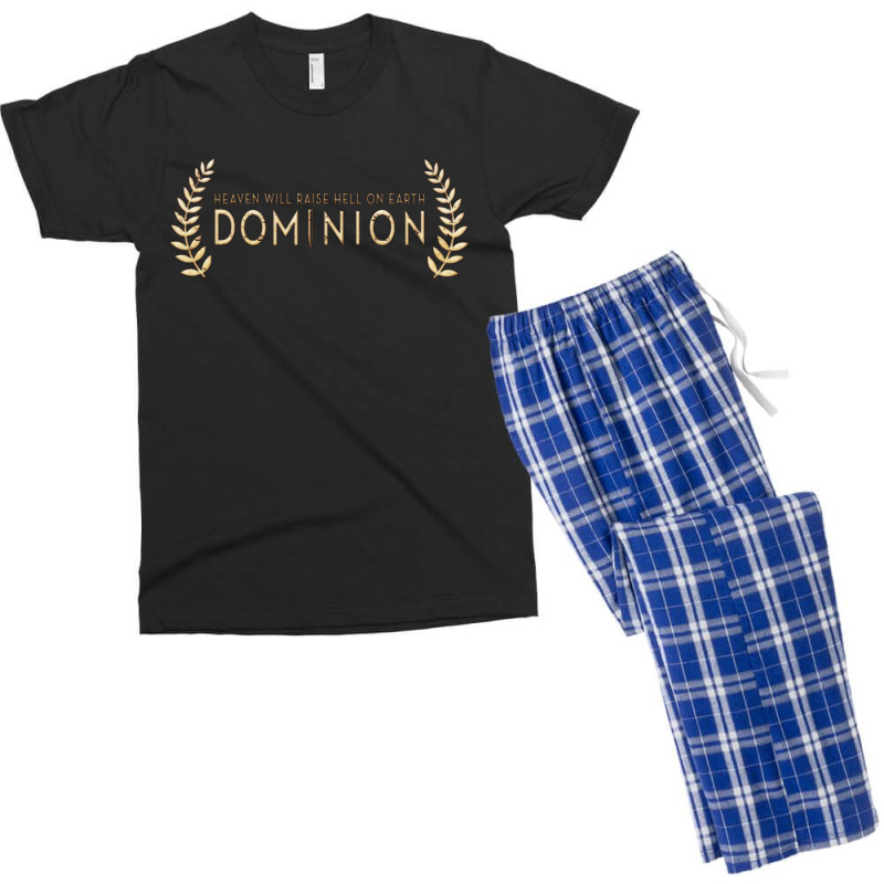 Dominion - Heaven Will Raise Hell On Earth Men's T-shirt Pajama Set | Artistshot