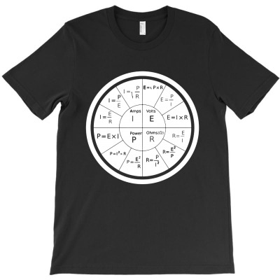 Electrical   Ohm's Law Electrical T-shirt Designed By Bonnie G Metcalf