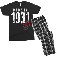 Made In 1931 All Original Part Men's T-shirt Pajama Set | Artistshot