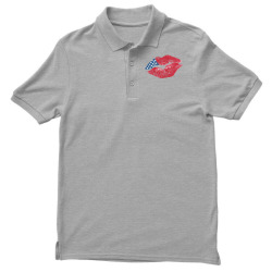 American Flag Lips Men's Polo Shirt | Artistshot