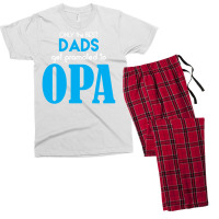 Only The Best Dads Get Promoted To Opa Men's T-shirt Pajama Set | Artistshot