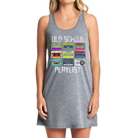 Cas.sette Tape Mu.sic T Shirt Retro 80s  Playlist T Sh Tank Dress | Artistshot