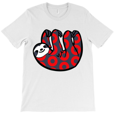 Donut Sloth T-shirt Designed By Bonnie G Metcalf