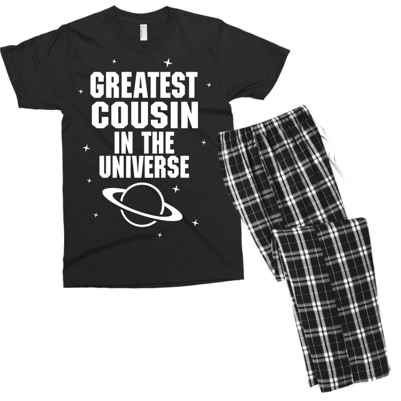 Greatest Cousin In The Universe Men's T-shirt Pajama Set | Artistshot