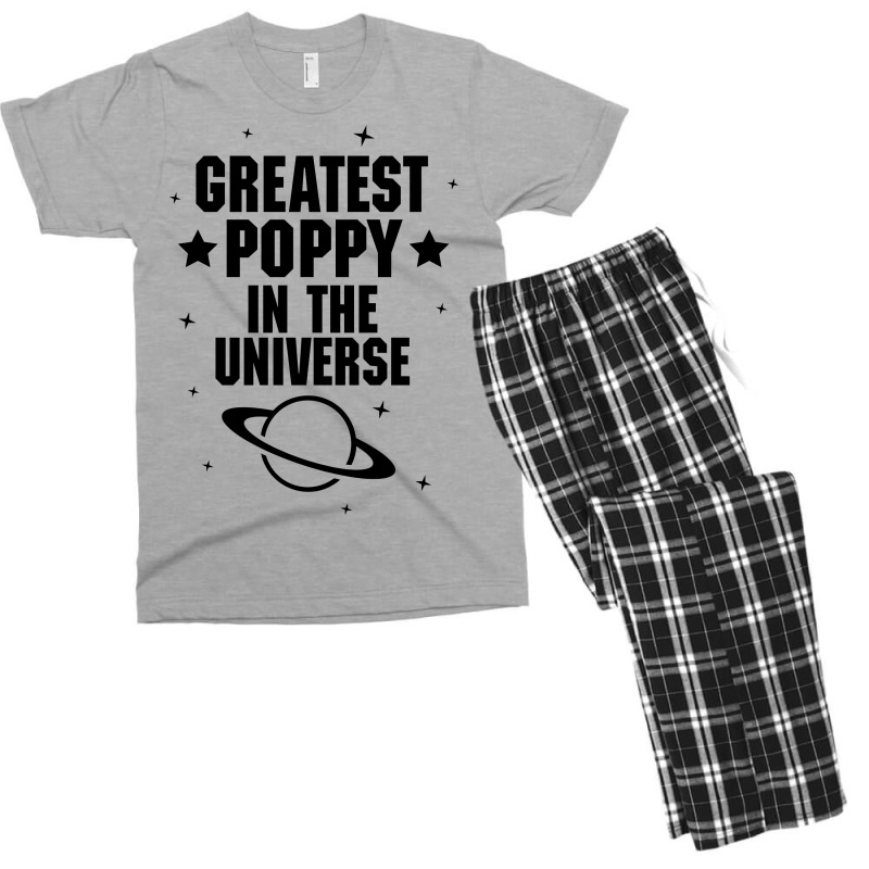 Greatest Poppy In The Universe Men's T-shirt Pajama Set | Artistshot