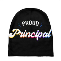 Proud Principal Head Teacher School Headmaster Baby Beanies | Artistshot