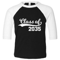 Class Of 2035 Grow With Me First Day Of School T Shirt Toddler 3/4 Sleeve Tee | Artistshot