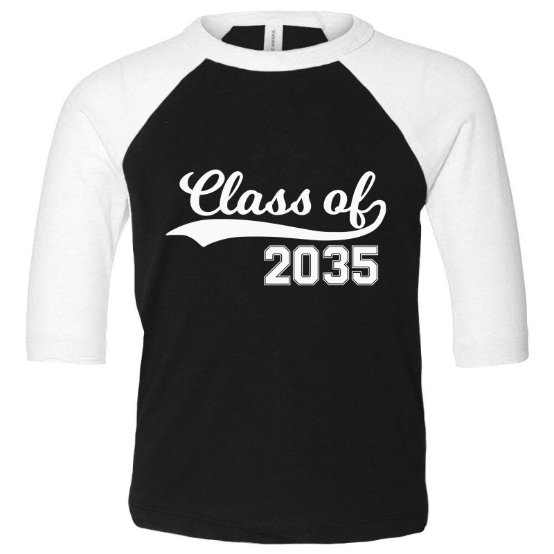 Class Of 2035 Grow With Me First Day Of School T Shirt Toddler 3/4 Sleeve Tee | Artistshot