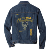 Bucks Champions Finals 2021 Jersey T Shirt Men Denim Jacket | Artistshot