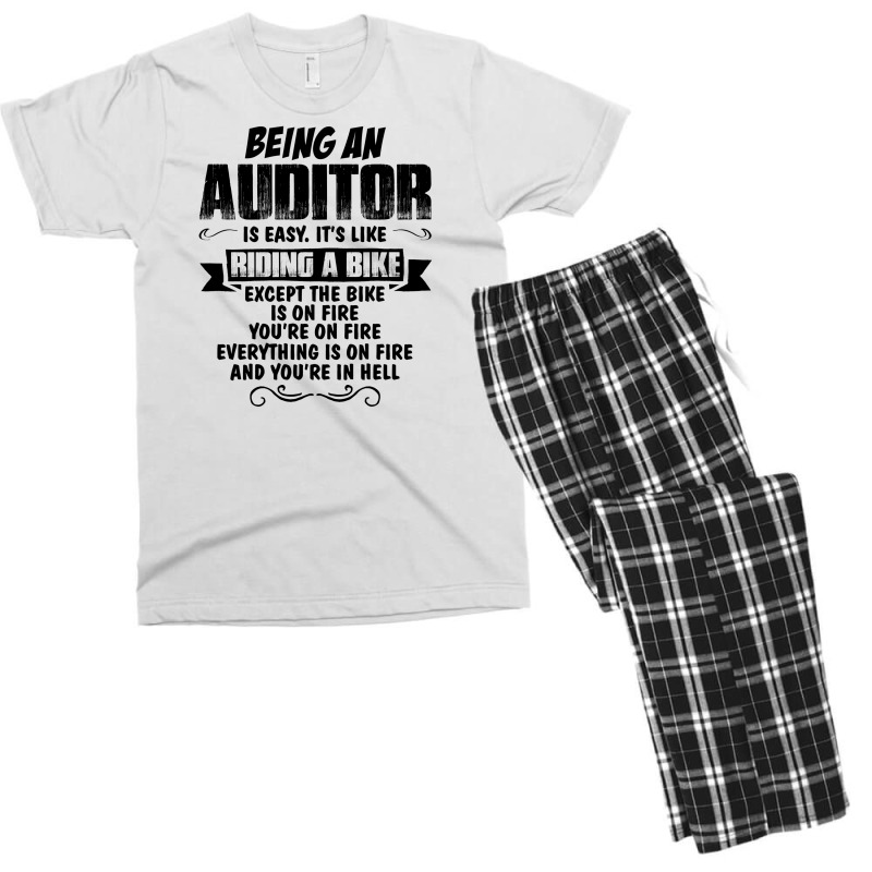 Being An Auditor Copy Men's T-shirt Pajama Set | Artistshot
