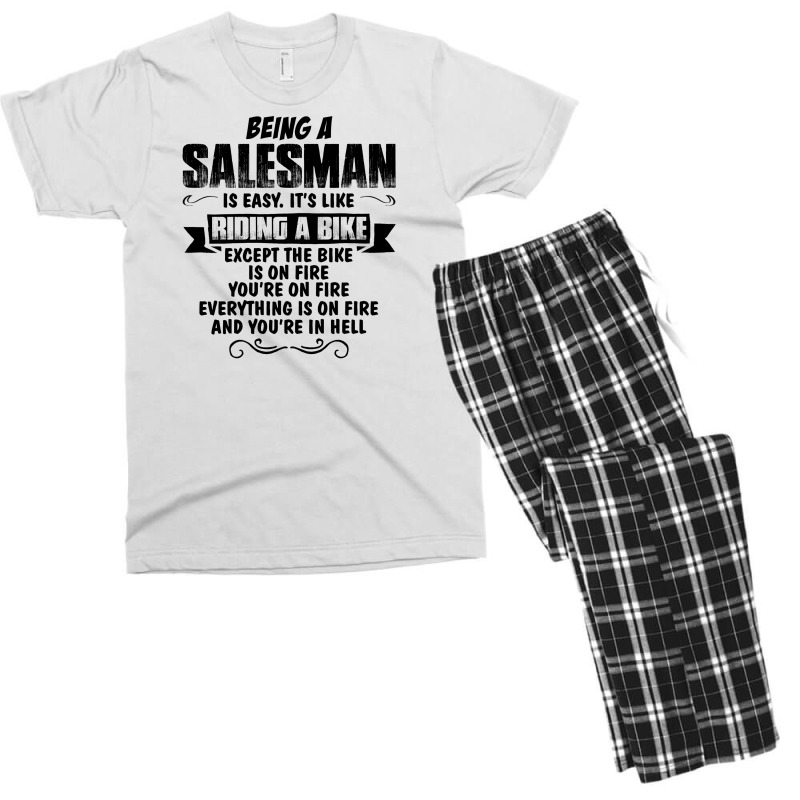 Being A Salesman Copy Men's T-shirt Pajama Set | Artistshot