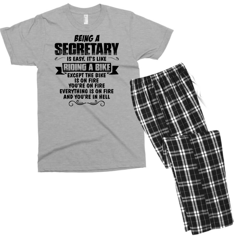 Being A Secretary Copy Men's T-shirt Pajama Set | Artistshot