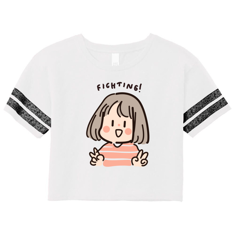 Cute Girl Scorecard Crop Tee | Artistshot