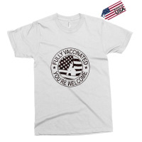 I'm Vaccinated Patriotic American Fully Vaccinated Exclusive T-shirt | Artistshot