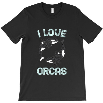 I Love Orcas Killer Whale Activist T-shirt Designed By Husni Thamrin