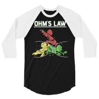 Ohms Law Funny Shirt.electrical Electronics Engineer Funny T T Shirt 3/4 Sleeve Shirt | Artistshot