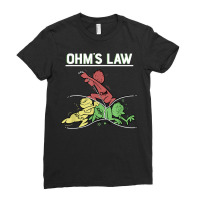 Ohms Law Funny Shirt.electrical Electronics Engineer Funny T T Shirt Ladies Fitted T-shirt | Artistshot