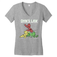 Ohms Law Funny Shirt.electrical Electronics Engineer Funny T T Shirt Women's V-neck T-shirt | Artistshot