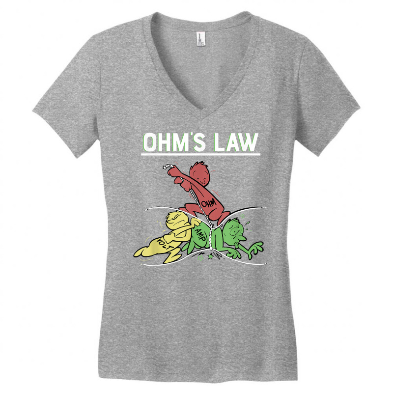 Ohms Law Funny Shirt.electrical Electronics Engineer Funny T T Shirt Women's V-Neck T-Shirt by corni3t6 | Artistshot