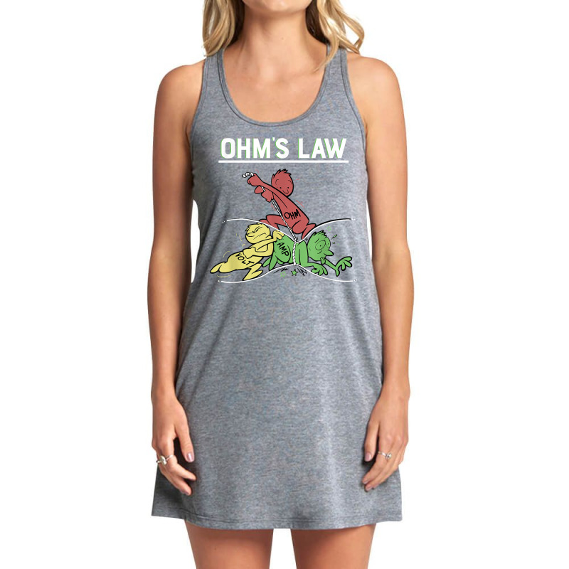 Ohms Law Funny Shirt.electrical Electronics Engineer Funny T T Shirt Tank Dress by corni3t6 | Artistshot