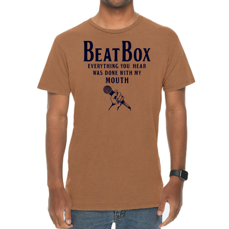 Beatbox Beatboxing Beatboxer Funny Humour Saying Vintage T-Shirt by Tasteful Tees | Artistshot