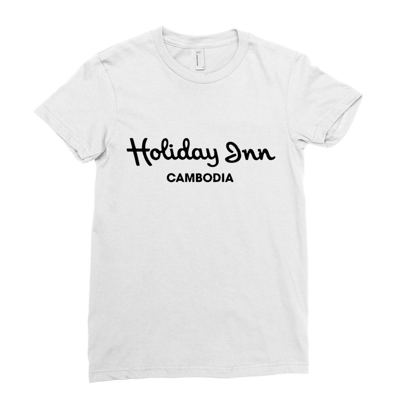 Holiday In Cambodia Ladies Fitted T-Shirt by Jembleng Art | Artistshot