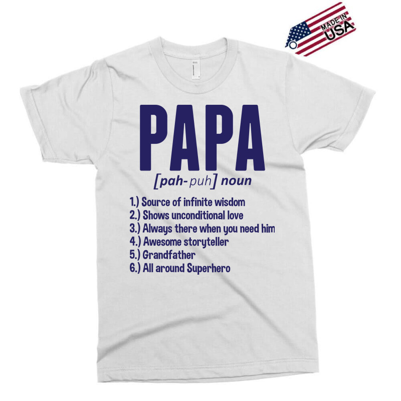 Papa Noun Definition Exclusive T-shirt 