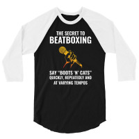 Beatbox Beatboxing Beatboxer Funny Humour Saying 3/4 Sleeve Shirt | Artistshot