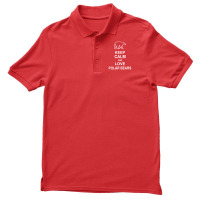 Keep Calm And Love Polar Bears Men's Polo Shirt | Artistshot