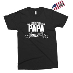 Worlds Greatest Papa Looks Like Exclusive T-shirt | Artistshot