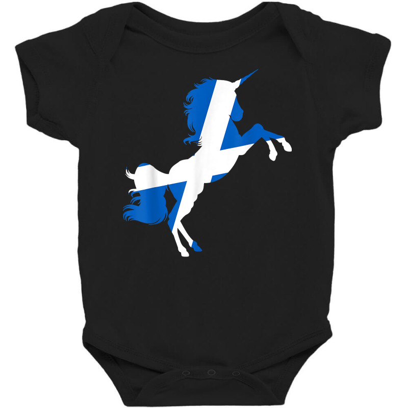 Scotland Flag Unicorn Scot Tartan Plaid Day Scottish Unicorn T Shirt Baby Bodysuit by dufordxsbartonto | Artistshot